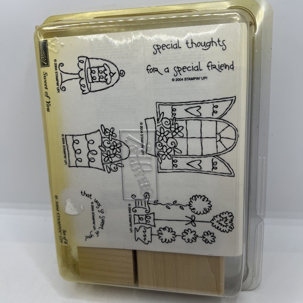 Stampin Up!‎ Stamp Set 2004 Sweet Of You Set Of 6 Stamps